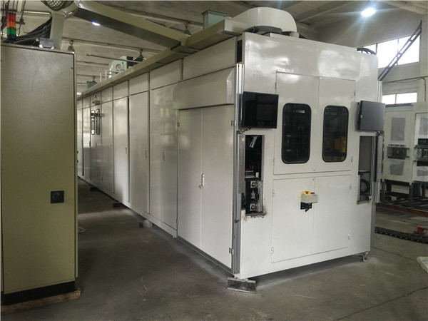 Hot air circulation rotor paint dropping machine